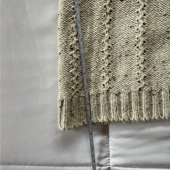 Dressbarn Textured Cream Turtleneck Sweater - Picture 5 of 5